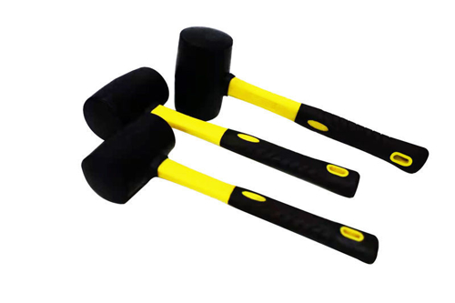 Picture of 32 Oz Rubber Mallet Plastics Handle Hammer (Black)
