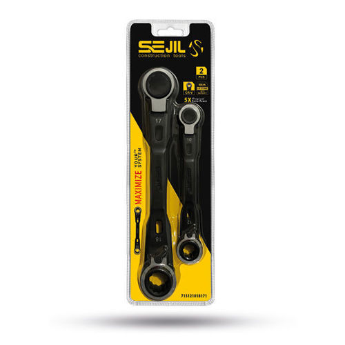 Picture of QuadRing Reversible Ratchet Wrench Set  (Black-Oxide)