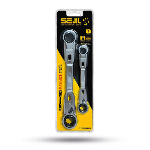 Picture of QuadRing Reversible Ratchet Wrench Set  (CRV)